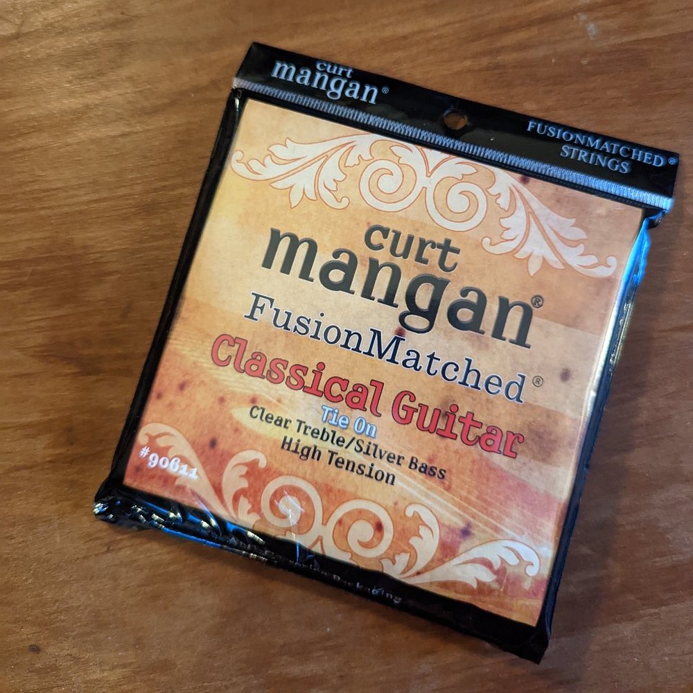Curt Mangan Fusion Matched Classical Guitar Strings.  Brand new.